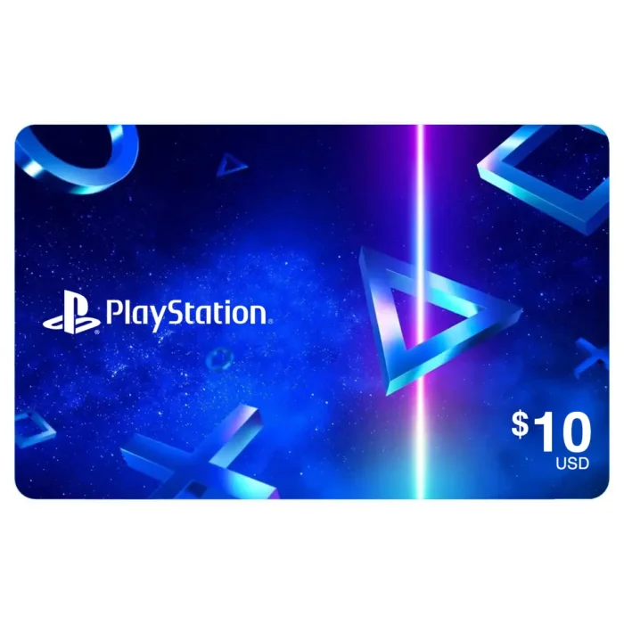 $10 PlayStation Gift Card – Add Funds to PSN Wallet for Game Downloads