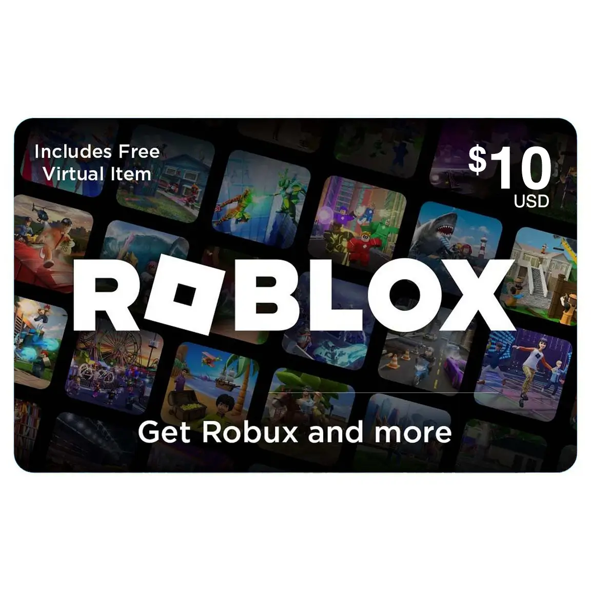 $10 Roblox Gift Card – Redeem Robux for In-Game Purchases and Avatars